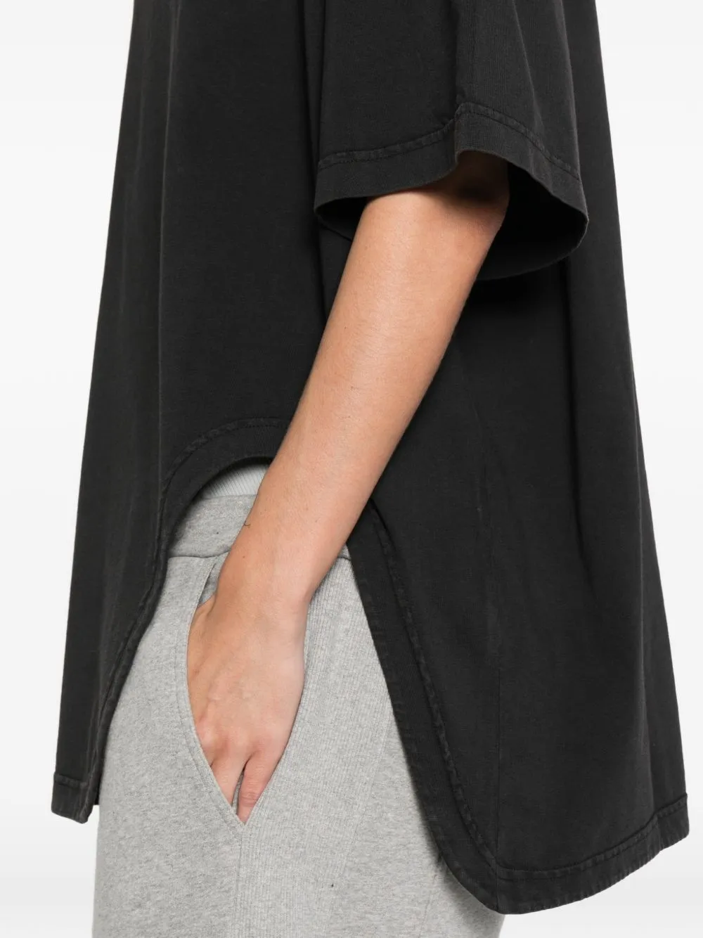 Asymmetric Cotton T-Shirt sold by Wanan Luxury product image thumbnail 3