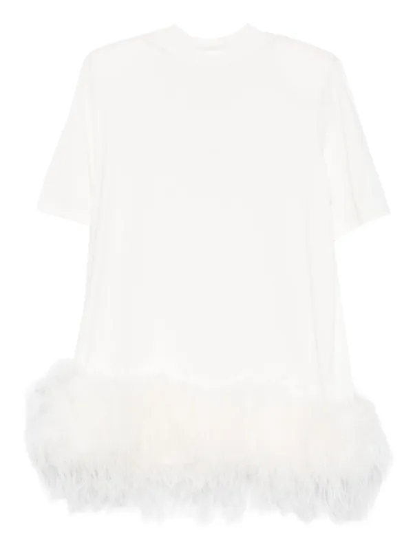 Feathered Short Dress made by The Attico