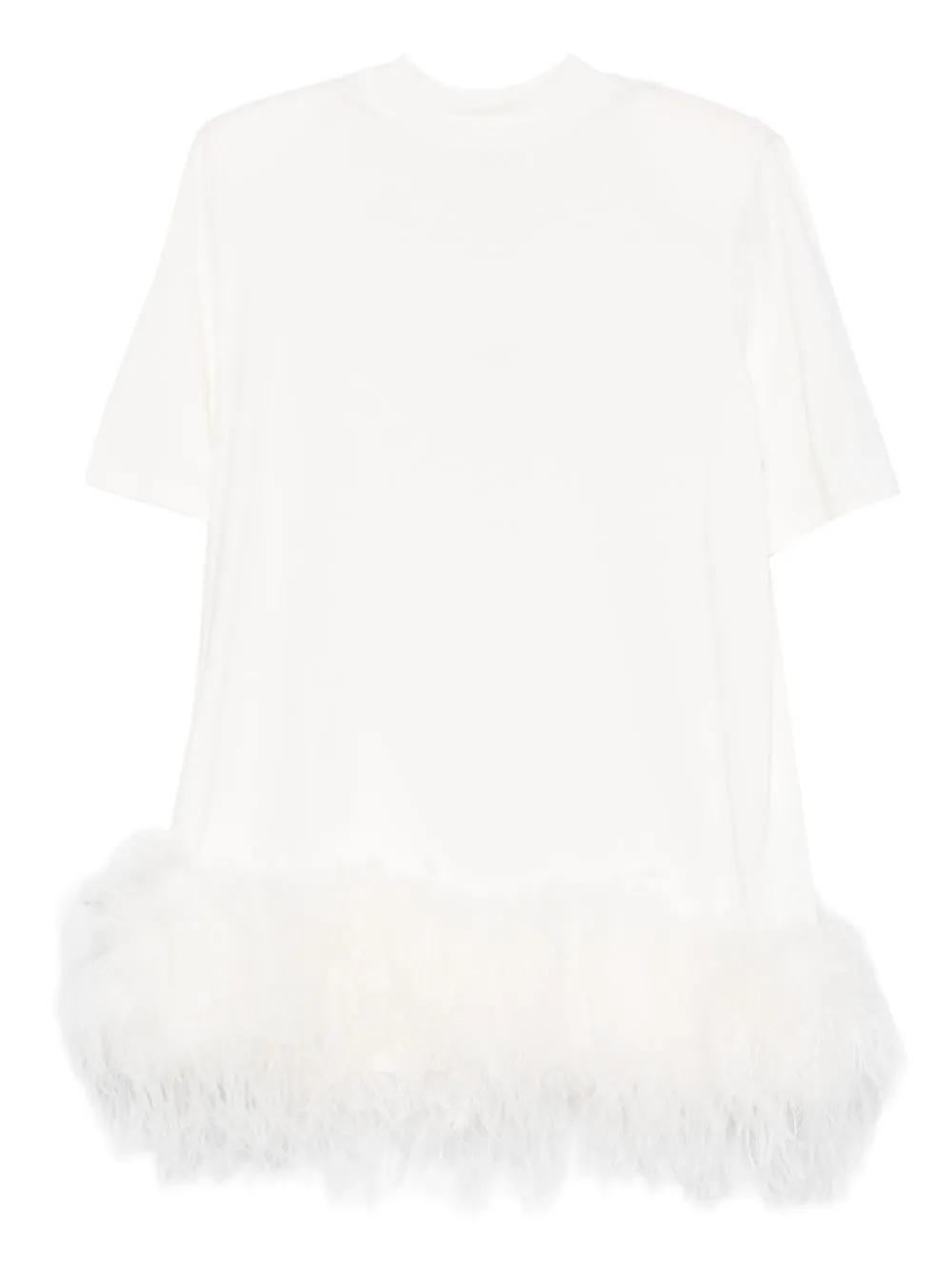 Feathered Short Dress sold by Wanan Luxury