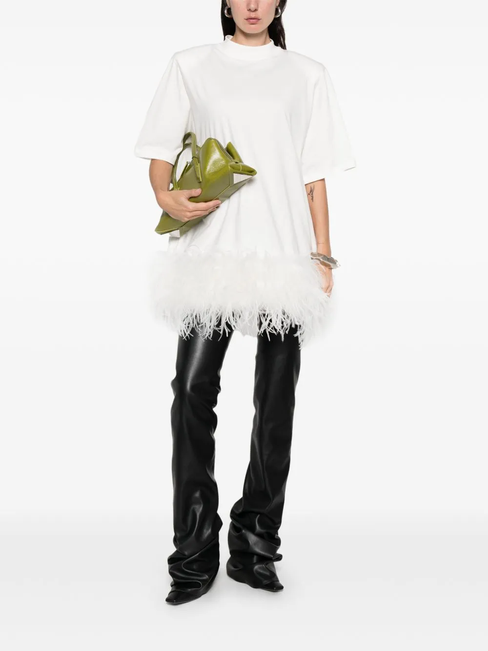 Feathered Short Dress sold by Wanan Luxury product image thumbnail 5