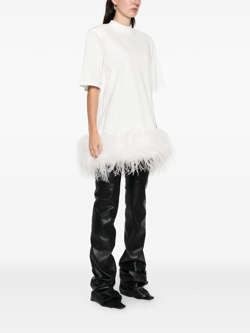 Feathered Short Dress sold by Wanan Luxury product image thumbnail 3