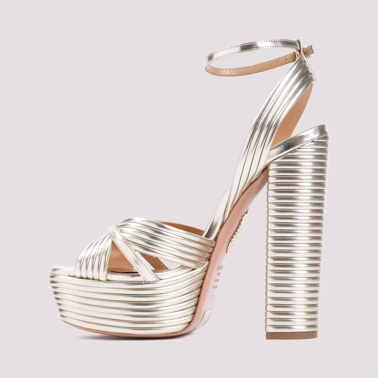 Sandals Metallic sold by Wanan Luxury product image thumbnail 3