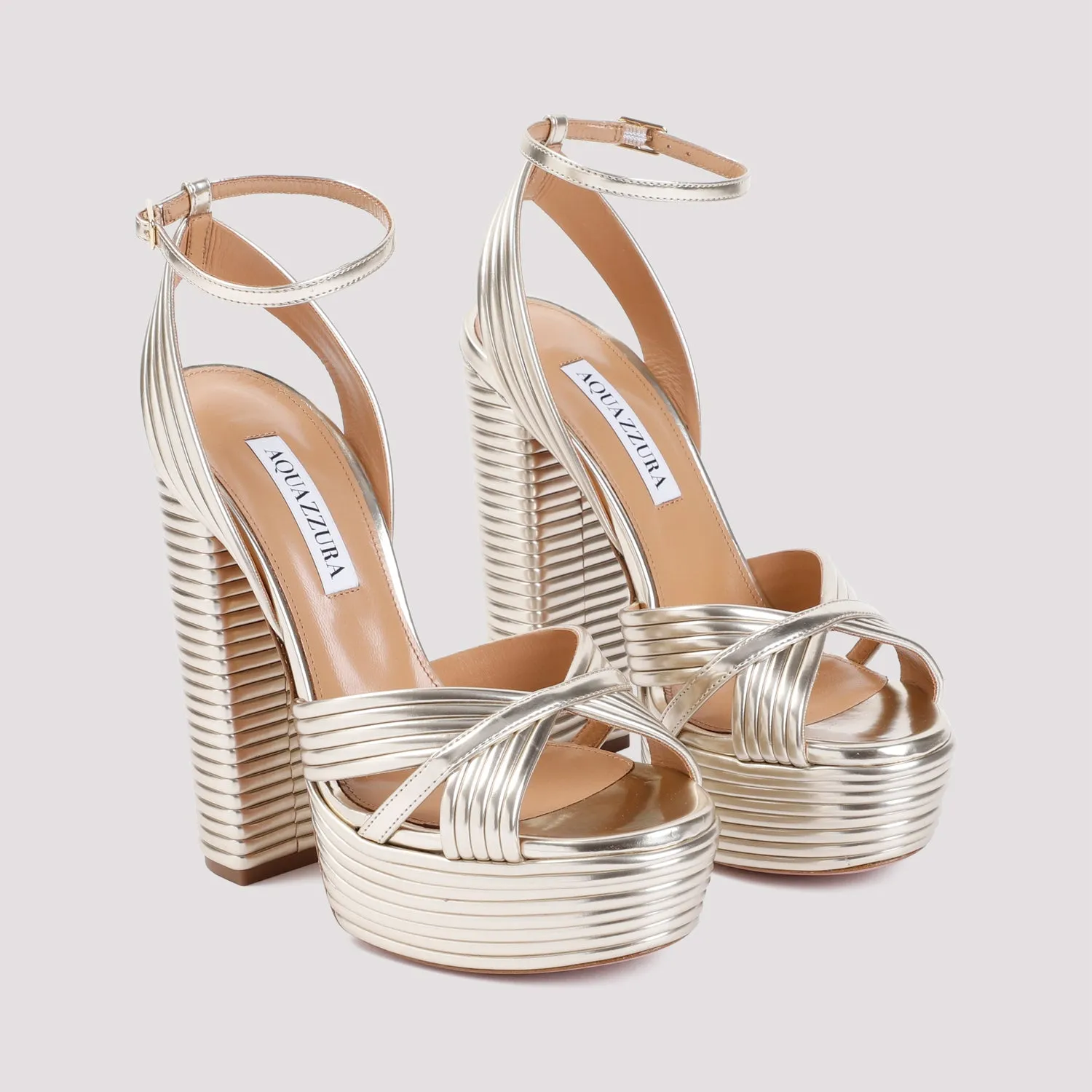 Sandals Metallic sold by Wanan Luxury product image thumbnail 4