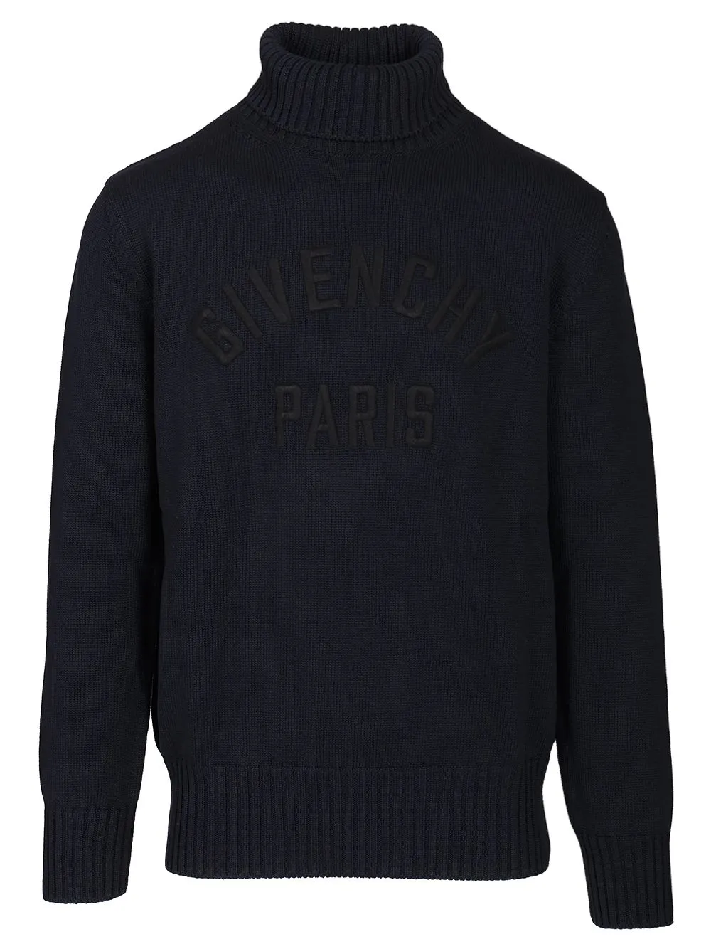 Cotton Turtleneck Sweater Knitwear Blue sold by Wanan Luxury