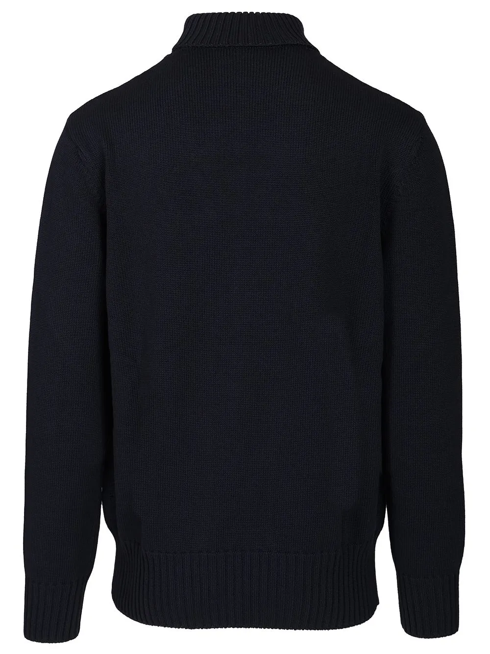 Cotton Turtleneck Sweater Knitwear Blue sold by Wanan Luxury product image thumbnail 2