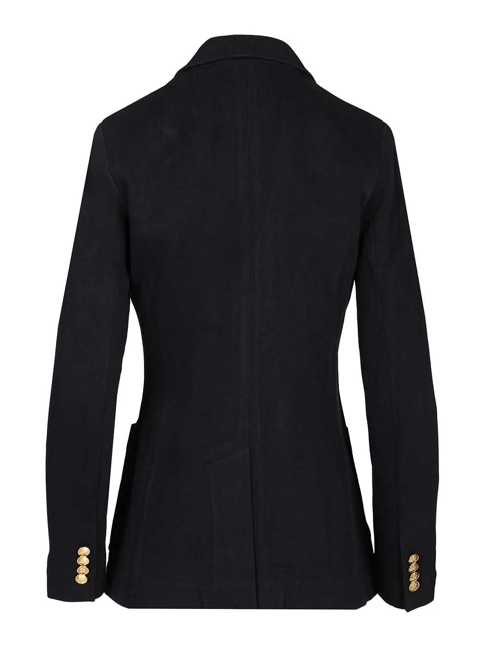 Blue Jacquard Blazer Jackets Blue sold by Wanan Luxury product image thumbnail 2