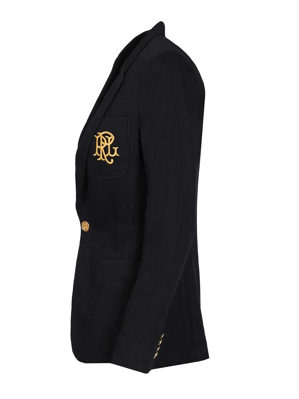 Blue Jacquard Blazer Jackets Blue sold by Wanan Luxury product image thumbnail 3