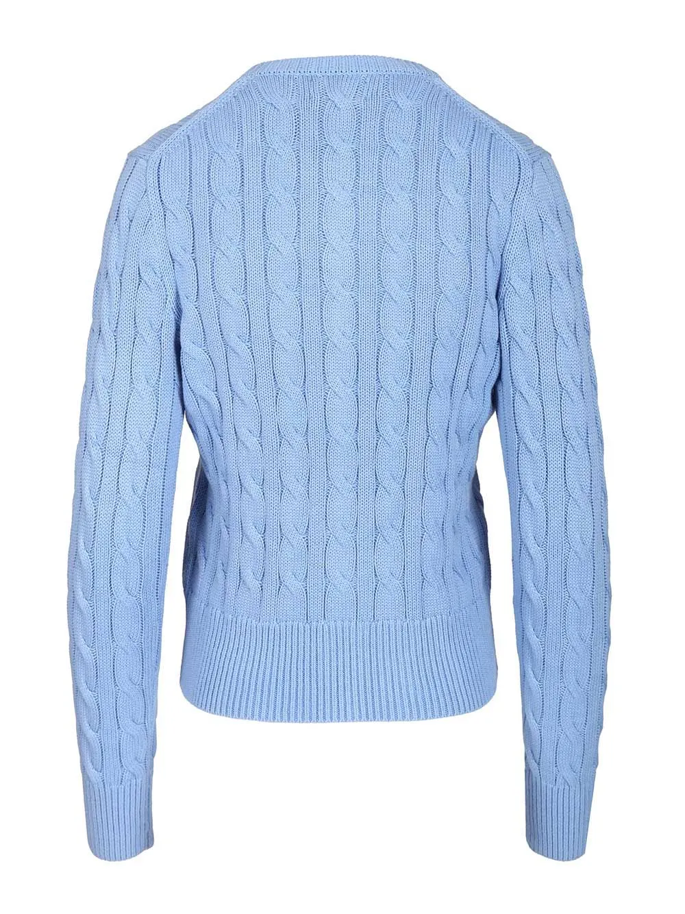 Cotton Cardigan By Polo Ralph Lauren Knitwear Light Blue sold by Wanan Luxury product image thumbnail 2