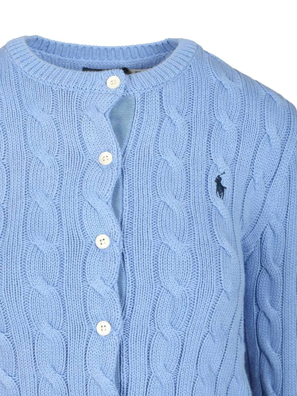 Cotton Cardigan By Polo Ralph Lauren Knitwear Light Blue sold by Wanan Luxury product image thumbnail 3