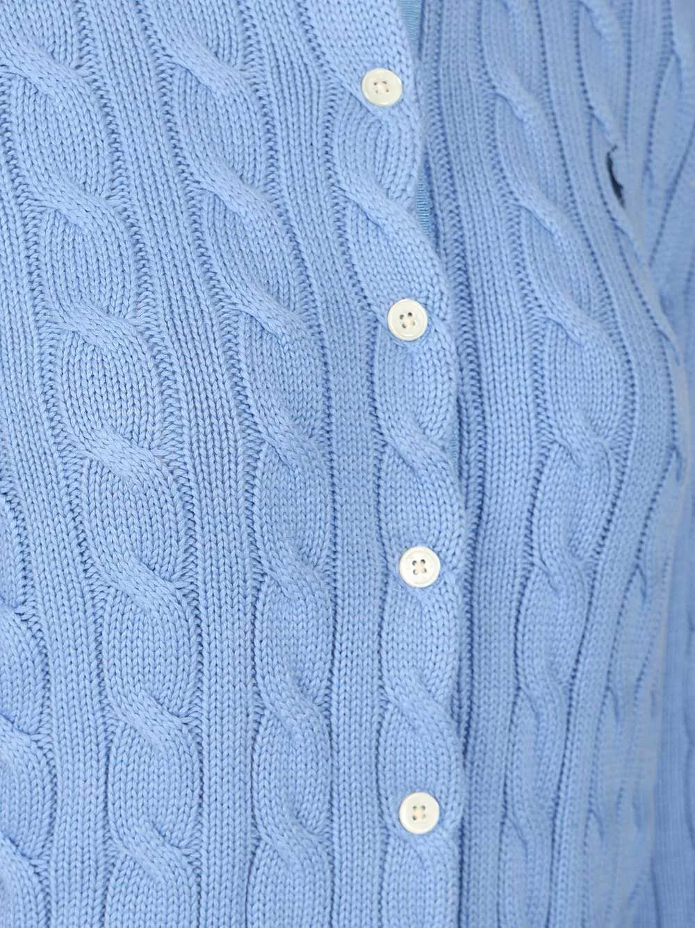 Cotton Cardigan By Polo Ralph Lauren Knitwear Light Blue sold by Wanan Luxury product image thumbnail 4