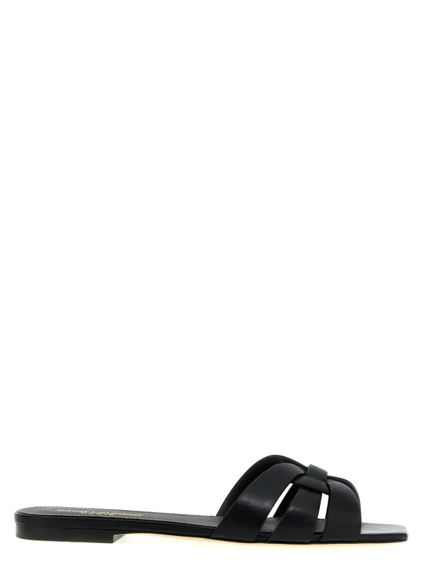Tribute Nu Pieds Sandals Black made by Yves Saint Laurent