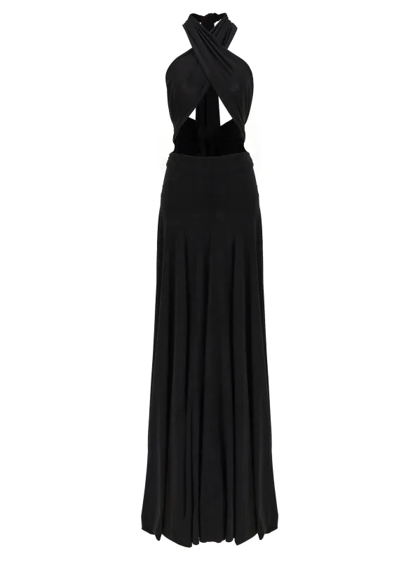 Convertivle Gown Dresses Black made by Norma Kamali