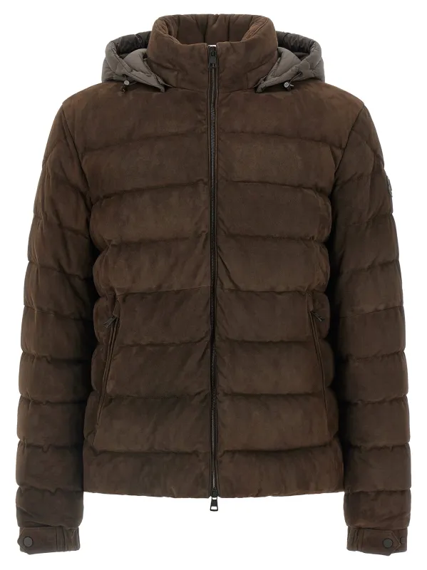 Arneb Puffer Jackets Brown sold by Wanan Luxury