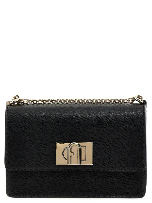 Furla 1927 Crossbody Bags Black sold by Wanan Luxury
