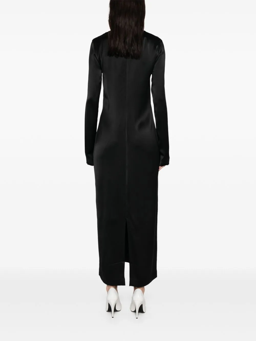 Satin Long Dress sold by Wanan Luxury product image thumbnail 3