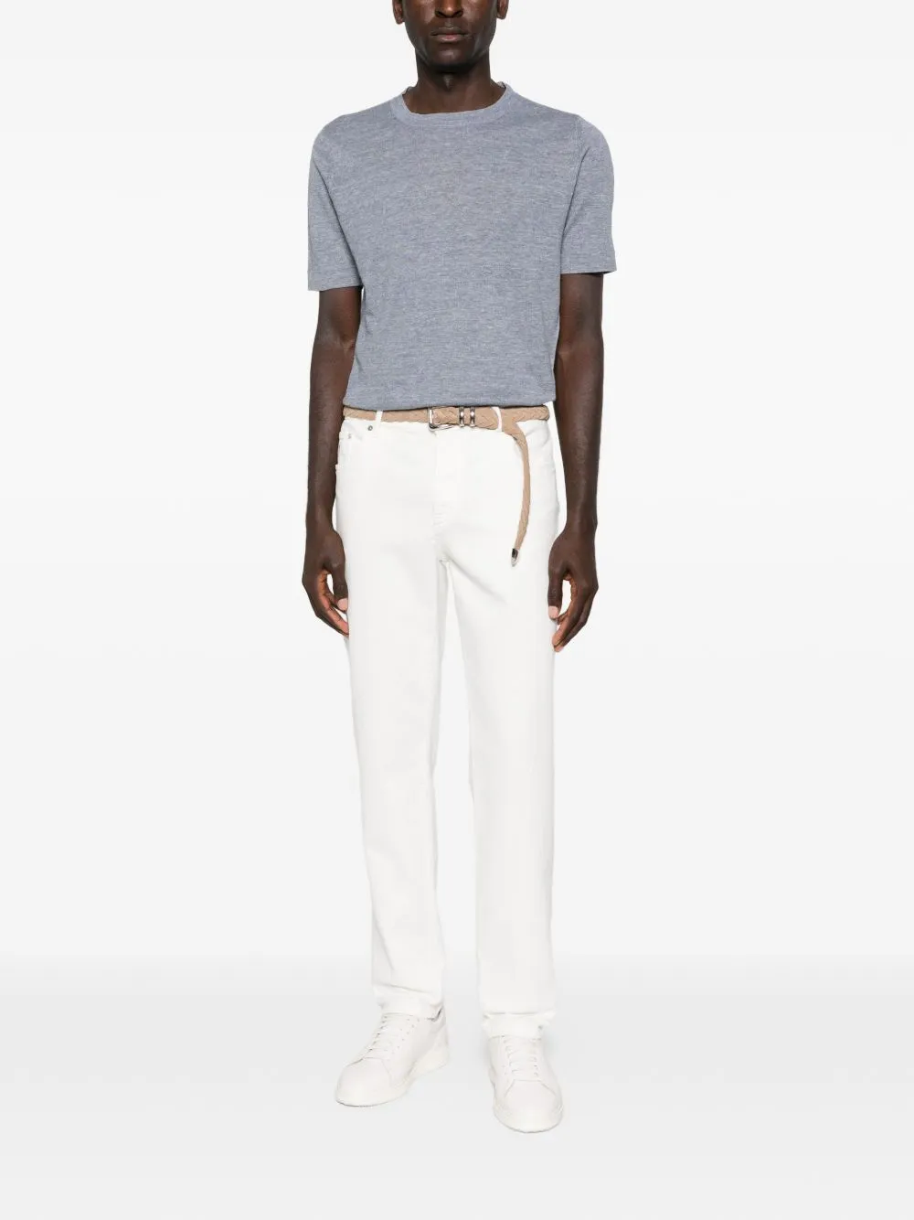 Linen Blend Sweater sold by Wanan Luxury product image thumbnail 4