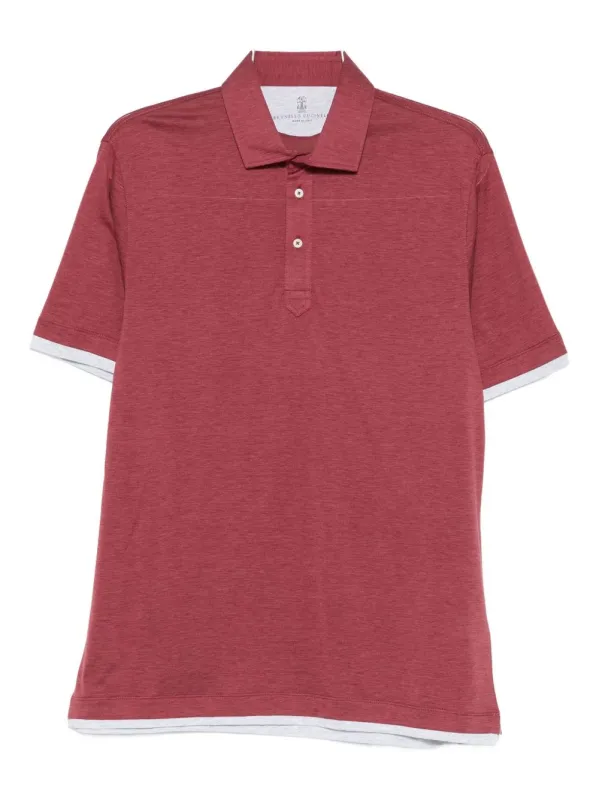 Silk And Cotton Polo Shirt sold by Wanan Luxury