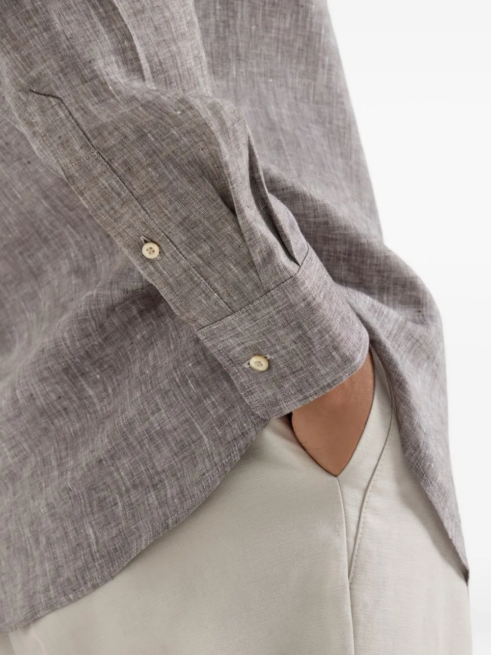 Linen Shirt sold by Wanan Luxury product image thumbnail 5