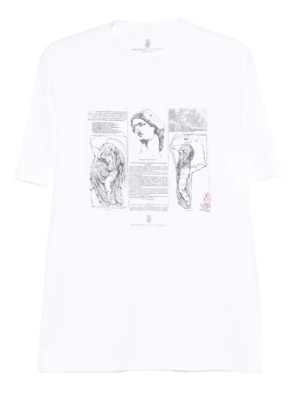 Printed Cotton T-Shirt sold by Wanan Luxury