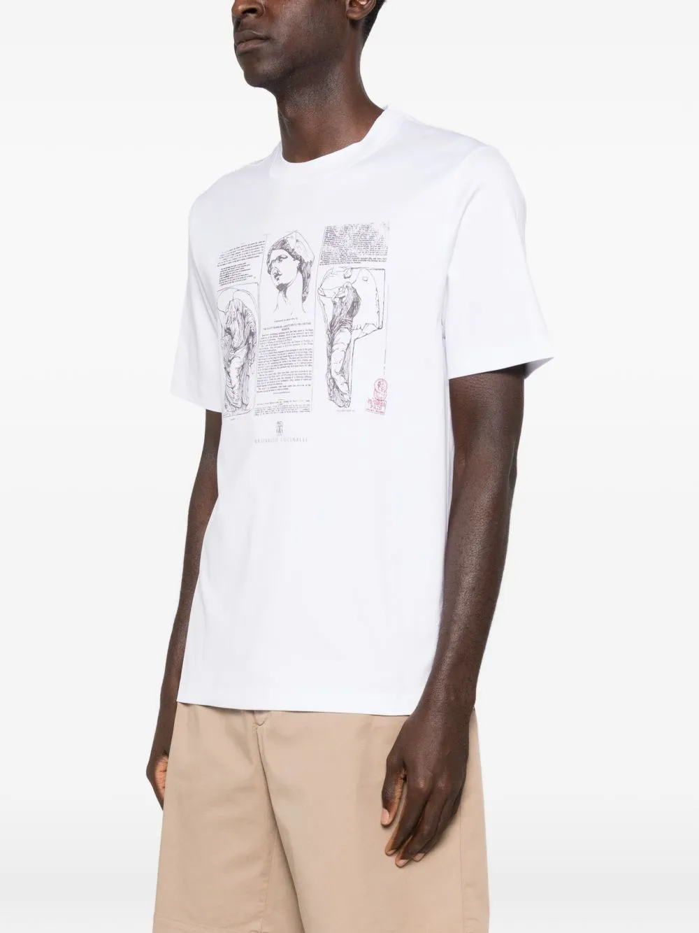 Printed Cotton T-Shirt sold by Wanan Luxury product image thumbnail 2
