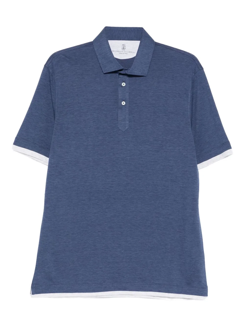 Silk And Cotton Polo Shirt sold by Wanan Luxury