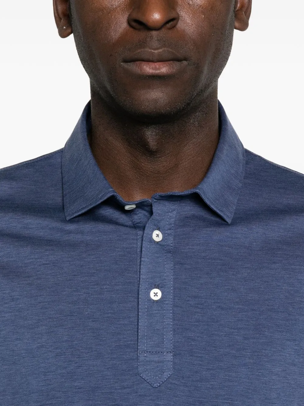 Silk And Cotton Polo Shirt sold by Wanan Luxury product image thumbnail 2