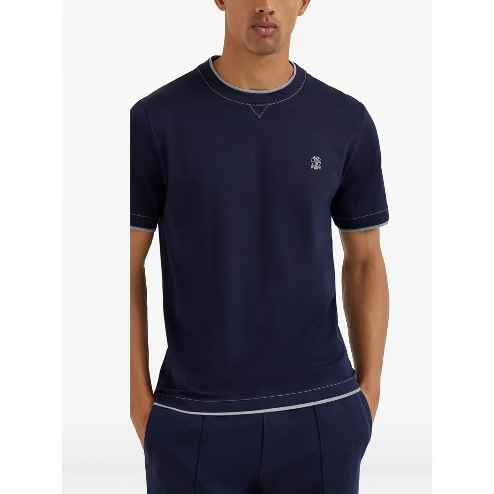 T Shirts Blue sold by Wanan Luxury product image thumbnail 3