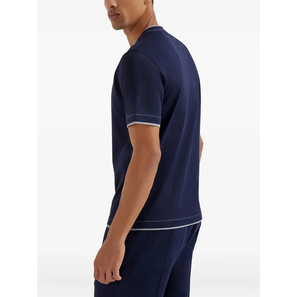 T Shirts Blue sold by Wanan Luxury product image thumbnail 2