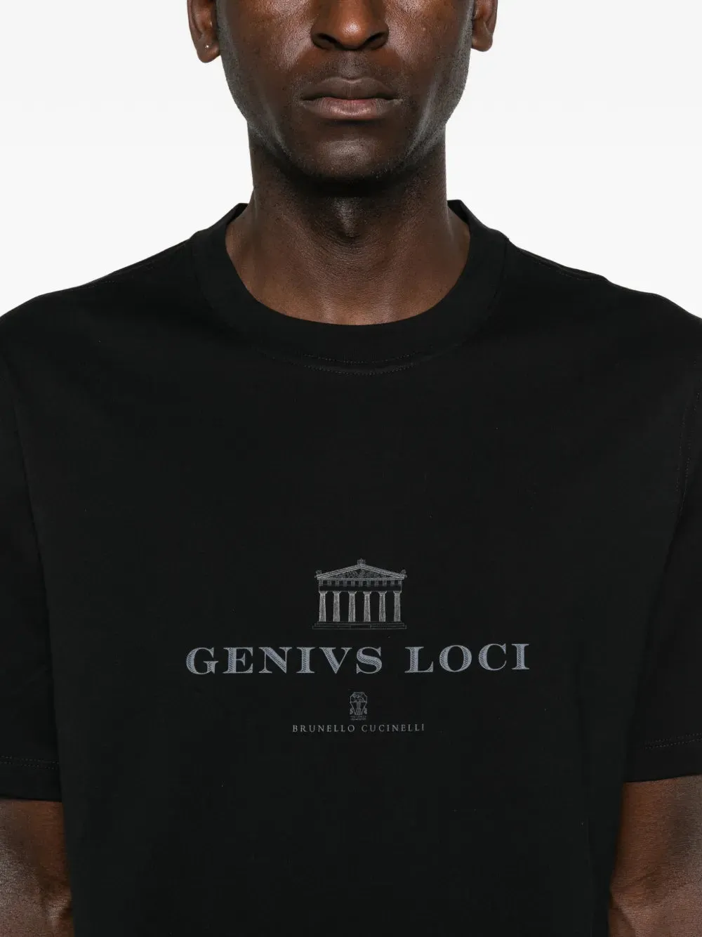 Crew-Neck T-Shirt With Graphic Print sold by Wanan Luxury product image thumbnail 3