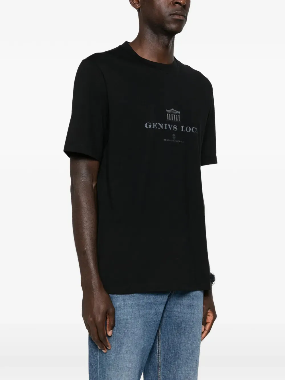 Crew-Neck T-Shirt With Graphic Print sold by Wanan Luxury product image thumbnail 2