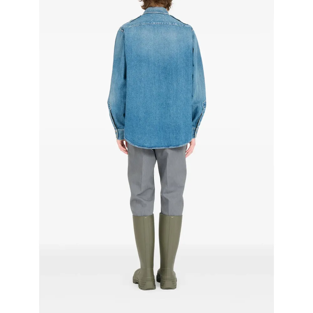 Shirts Blue sold by Wanan Luxury product image thumbnail 4