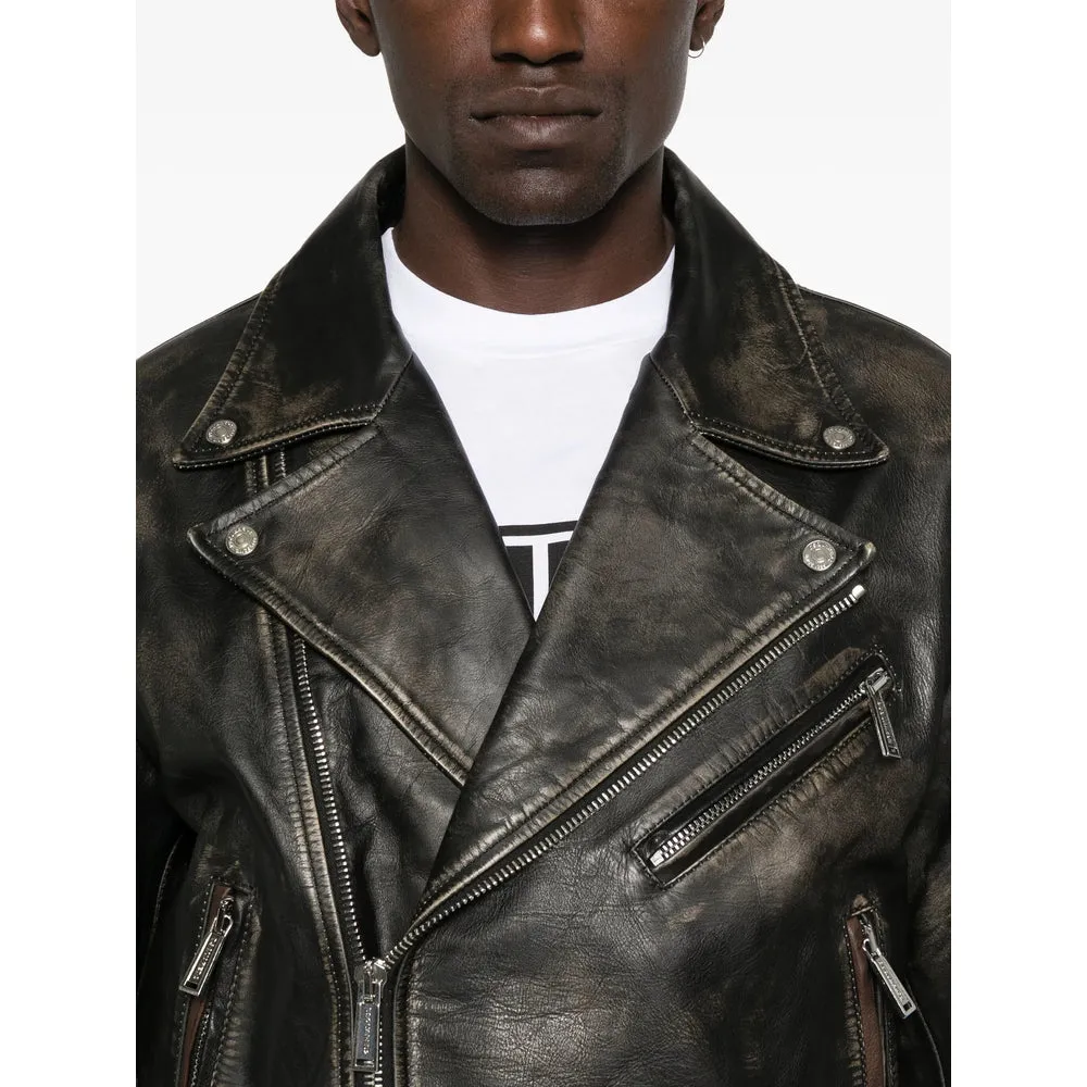 Leather Outerwears Black sold by Wanan Luxury product image thumbnail 3