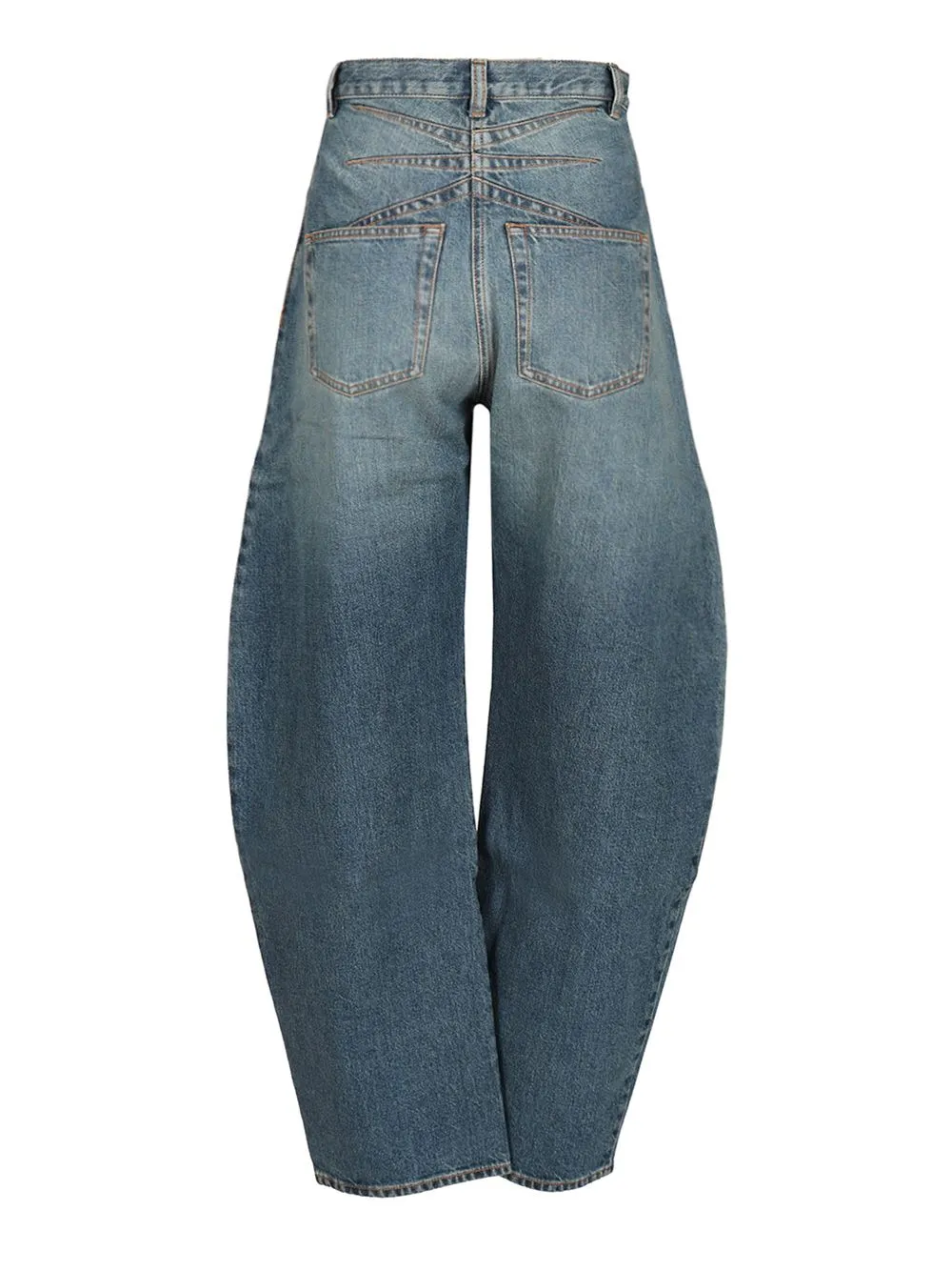 Rounded Jeans Blue sold by Wanan Luxury product image thumbnail 2