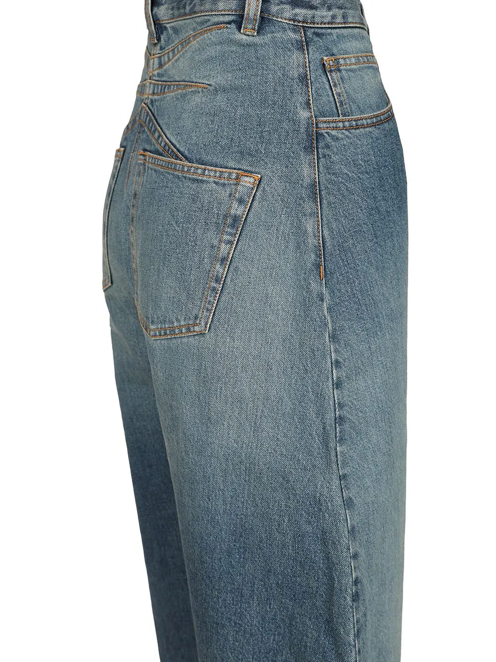 Rounded Jeans Blue sold by Wanan Luxury product image thumbnail 4
