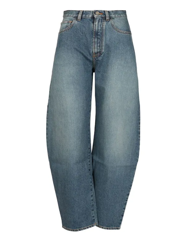 Rounded Jeans Blue sold by Wanan Luxury