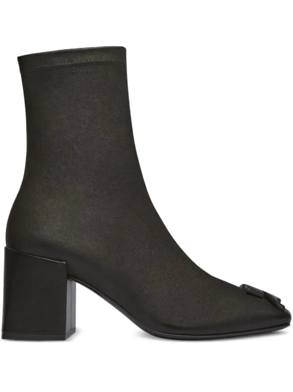 Reedition Ankle Boots With 70mm Block Heel made by Courreges