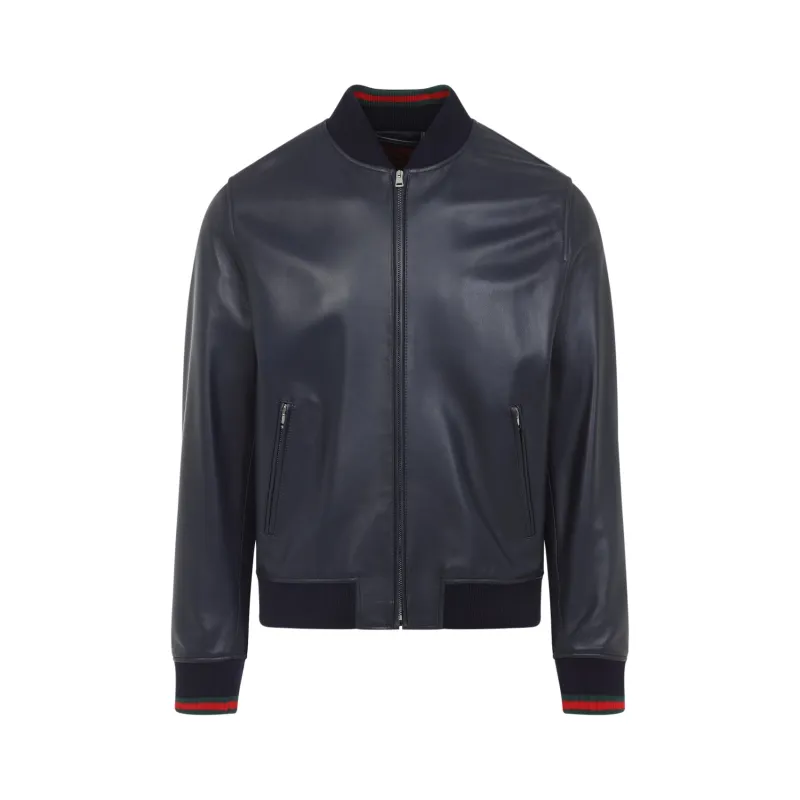 Bomber Jackets Blue sold by Wanan Luxury
