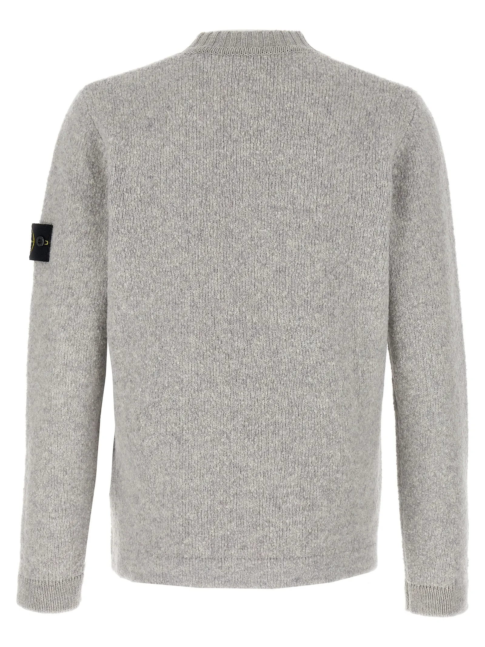 Bouclé Wool Sweater Sweaters And Cardigans Gray sold by Wanan Luxury product image thumbnail 2