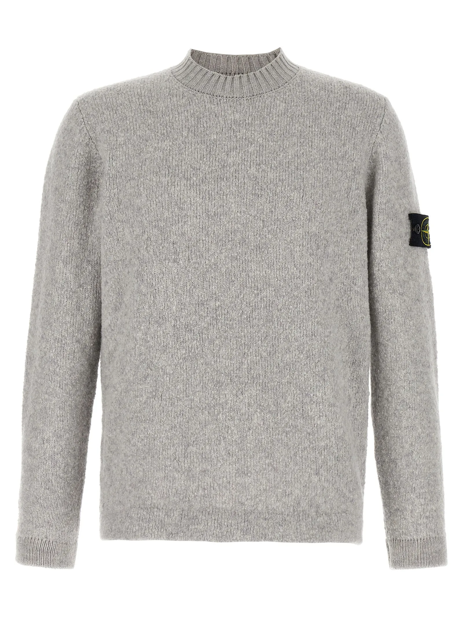 Bouclé Wool Sweater Sweaters And Cardigans Gray sold by Wanan Luxury