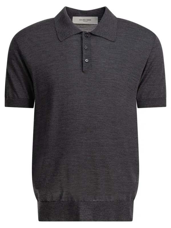 Merino Wool Polo Shirt Polo Shirts Grey sold by Wanan Luxury