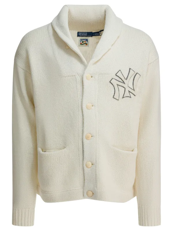 "New York Yankees™ Wool Cardigan Knitwear White sold by Wanan Luxury