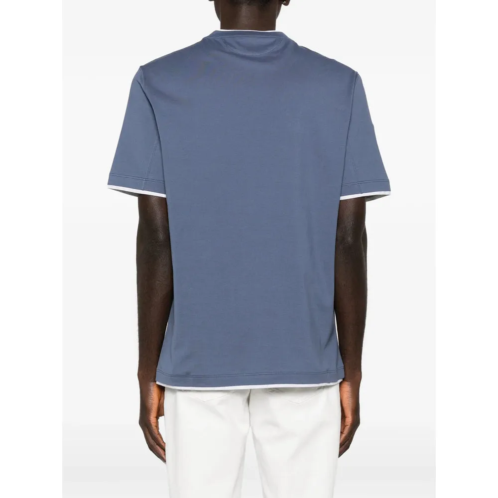 T Shirts Blue sold by Wanan Luxury product image thumbnail 2