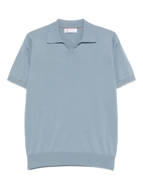 Cotton Polo Shirt made by Brunello Cucinelli