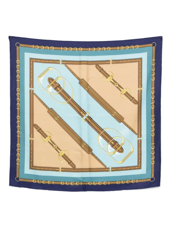 Printed Silk Foulard sold by Wanan Luxury