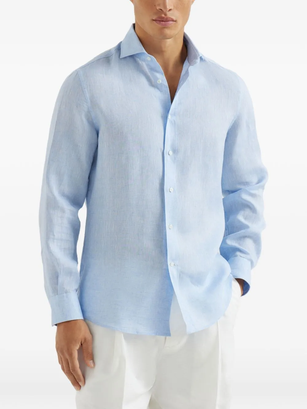 Linen Shirt sold by Wanan Luxury product image thumbnail 3
