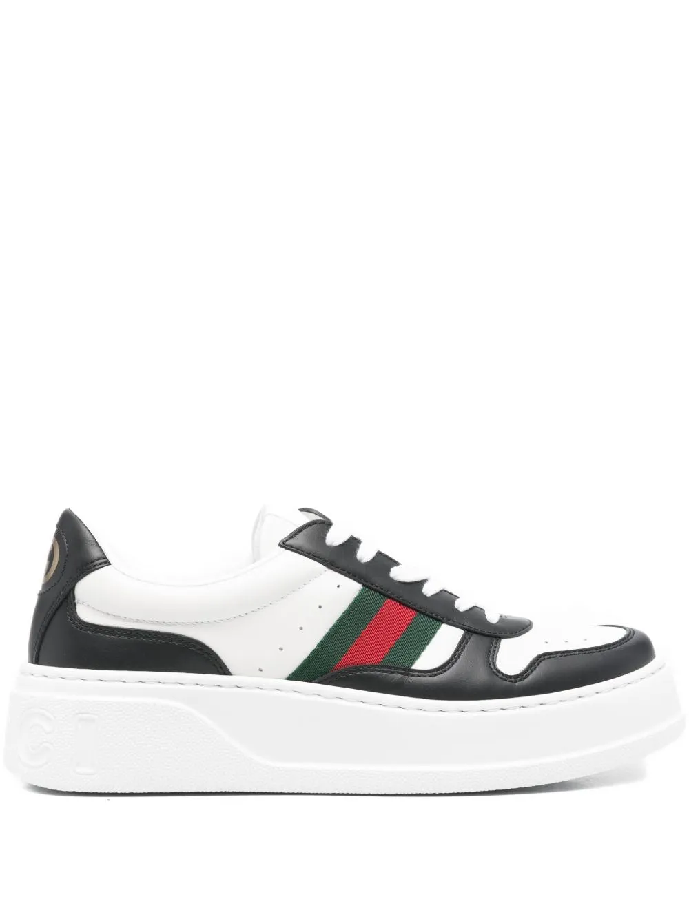 Chunky B Leather Sneakers sold by Wanan Luxury