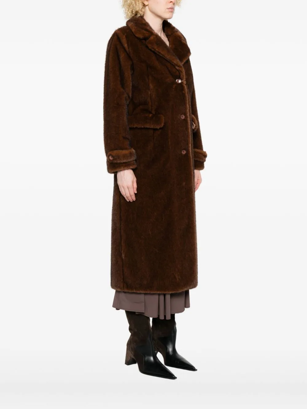 Coats Brown sold by Wanan Luxury product image thumbnail 4