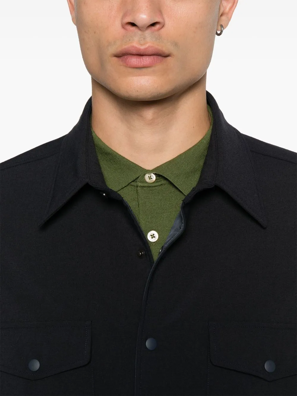 Shirts Blue And Green sold by Wanan Luxury product image thumbnail 3