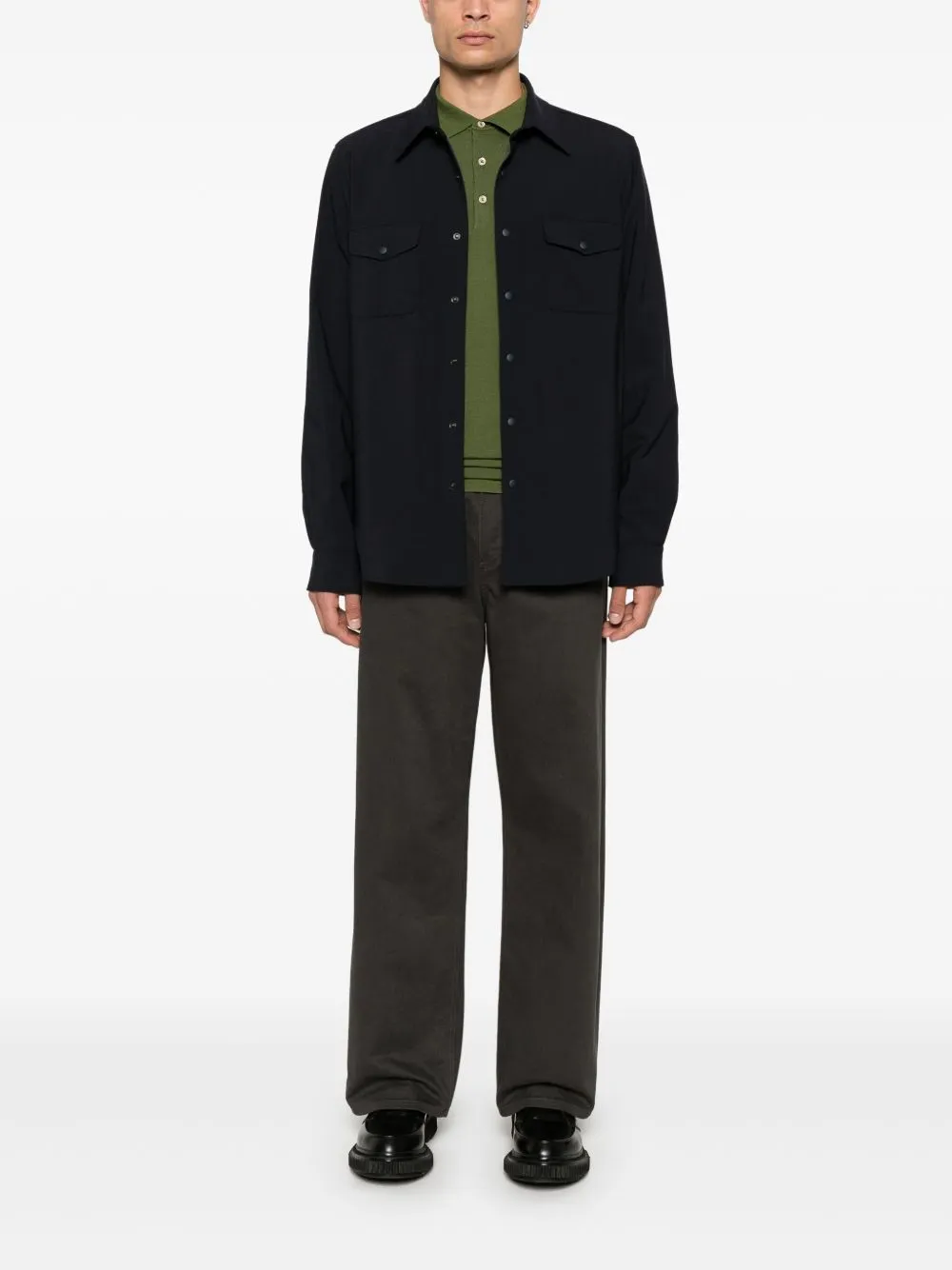 Shirts Blue And Green sold by Wanan Luxury product image thumbnail 2