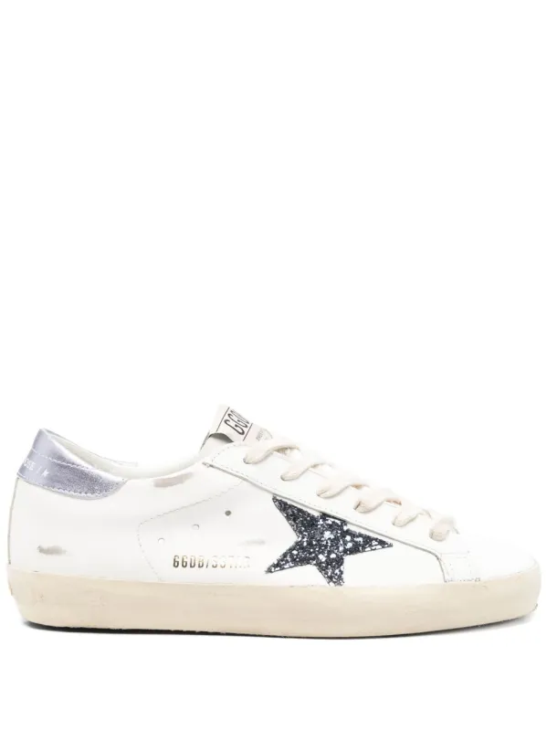 Flat Shoes White/Black/Glicine made by Golden Goose